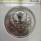 2020 2oz Canada S 10 Creatures Of The North Series Kraken   999 Fine Silver