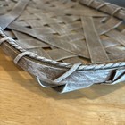 Vintage Tobacco Basket  Rustic Farmhouse 21x12   