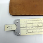Vintage Pickett Model 800-t Log Log Synchro-scale Slide Rule W  Leather Case