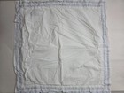 Lauren Ralph Lauren 100  Cotton 26 x26  Blue Hem White Euro Sham