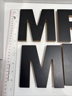 Black Mr And Mrs Letters Sign Wooden Standing Top Table Wedding Party Decoration