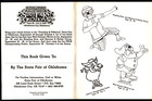 Oklahoma State Fair 1987 Vtg Coloring Book Games Map Disney On Ice Snow White