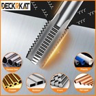 3-piece Npt Pipe Tap Set  Precision Carbon Steel Tap Set For Clean Accurate
