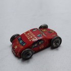 Vintage Japan Red 1940 s Tin Litho Toy Fire Chief F d  Car Miniature Tin Toy