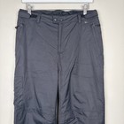 Rei Girls Ski Snow Pants L 14-16 Black Insulated Waterproof Winter