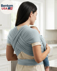 Baby Wrap Carrier Easy To Wear Soft Baby Carrier Sling Hands Free Adjustable Bab