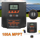 100a 120a Mppt Solar Charger Controller 12v 24v 36v 48v Battery Regulator 4 Usb