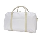 21 Inch Travel Weekender Duffel  Cream Polyester
