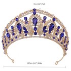 7cm Tall Crystal Large Wedding Bridal Queen Princess Prom Tiara Crown For Women