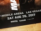Floyd Mayweather Vs  Conor Mcgregor Fight Poster 2017 Las Vegas Original In Mint