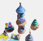 Lot Of 6 Vintage 1995 Trendmasters   Galoob Playsets Starcastle Bridge Tower