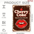 Coca-cola Coke Soda Pop Cola   Rustic Metal Sign Retro Garage Man Cave