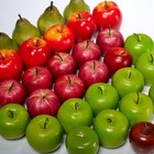 Vintage Faux Fruit Lot Artificial Apples Pears Realistic Decor Props Foam 32pc