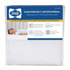 Antimicrobial Waterproof Crib Mattress Pad Stain Protection Soft Quilted Cover