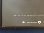 Kanye West Yeezus 1st Solo Tour Poster 36x24 Feat  Kendrick Lamar Original 2013