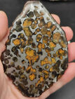 136g Sericho Pallasite Meteorite Slice Olive Iron Meteorite - From Kenya
