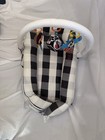 Dockatot Grand Dock Black   White Plaid Stage 2 12 months Clear Travel Bag