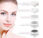 Electric Facial Cleansing Brush Waterproof Face Scrubber With 5 Brush Heads