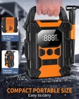 Portable Air Compressor 150psi Tire Inflator Led Digital Pump Car Bike