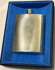 Vintage Pinder Bros 6oz Flask English Pewter Sheffield England With Box   Coa