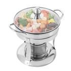 Chafing Dish Buffet Set Stainless Steel Food Warmer Chafer Complete Set Round 4x