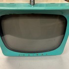 Admiral T103 10    Bw Crt Television Tv Turquoise White Parts Or Repair 1950s