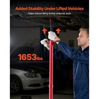 Uimoso Underhoist Support Stand With 3 4 Ton Capacity And Stable Round Base