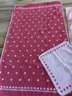 Rare Charmed Circle Vintage Martex Towels 2 Bath 2 Washcloth Lot Of 3   Pink Dot