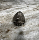 Vintage Pewter Thimble With Duck On The Side