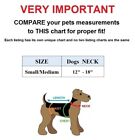 Set Collar And Leash Dog Puppy Lead Adjustable Training Nylon S m Neck 12  - 18 