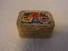 Nice Micro Mosaic Pill Box Vintage Italy  i