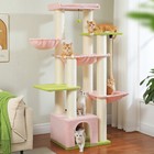 Pawz Road 67  Heavy Duty Cat Tree Large Cat Tower With 13 Scratching Post    4 3 