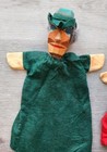 Lot Of 5 Vintage German Lotte Sievers Hand Puppets