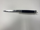 Rizzuto Estileto Milan Stainless Steel Folding Button Release Black Batwing 1960
