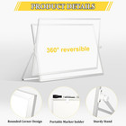 Double-sided Magnetic White Board With Stand  16  X 12 