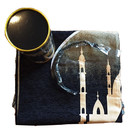 Muslim Prayer Rug   Prayer Beads Elegant Gift Box  Seccade  Janamaz  black708 