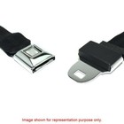 Retrobelt Black Pushbutton Lap Belt 60  2-point Seat Belt Safety Classic