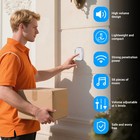 Wireless Doorbell Kit  Ip44 Waterproof Push Button  1000ft Or 300m Range  36 Rin