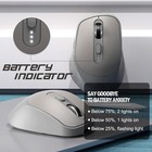 X7 2 4g Wireless Mouse  Dual Mode Office Mice With Battery Indicator  5 Dpi