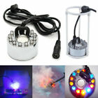 12 Led Ultrasonic Mist Maker Light Fogger Water Fountain Pond   Power Adapter Us