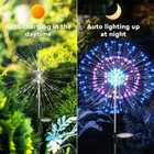 Garden Solar Firework Lights Outdoor Waterproof Path Lawn Lamp Decor 150 Led Us 