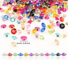1100 Pieces Clear Wedding Table Scatter Confetti Crystals Acrylic Diamonds Rhine