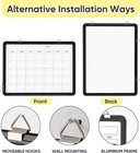 Vusign 16 x 12  Monthly Calendar Dry Erase Board Magnetic White Board Calendar