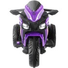 Three Wheels Battery Powered Ride On Motorbike  Ride On Toy With Led Light Wheel