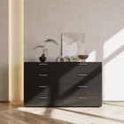 8 Drawer Double Dresser Wooden Storage Chest Of 8 Drawer Black Dresser Cabinet