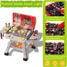 Bbq Grill Toy Set With Smoke Sound Light For Kids 2-6  Christmas Gift