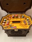 Vintage Max Klein Sc-2015 Ornate Faux Wood Plastic Sewing Box W  Tray   Notions