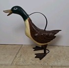 Metal Mallard Duck Watering Can Hand Painted 12-1 4 
