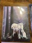 Vintage Mead Portfolio Fantasy Unicorn Folder 1980s New Lot Of 10   2 Notebooks
