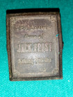 Atq 1920s Advertising Jack Frost Baking Powder  Metal Clip  St  Louis  Mo  -rare